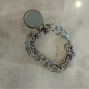 Elegant Silver Chain Bracelet